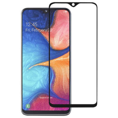 Full Glue Full Cover Tempered Glass Screen Protector for Galaxy A20e
