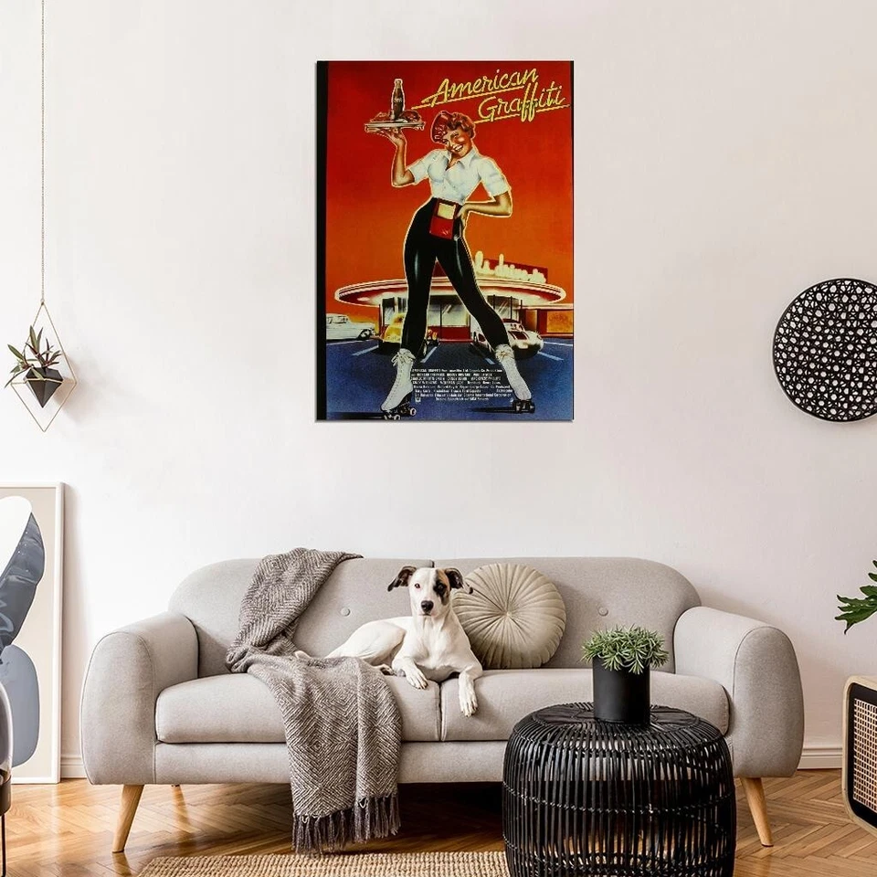 American Graffiti Movie 1973 Decor Poster No Frame - Image 3 of 4