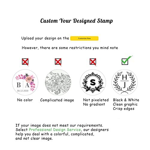 Personalized Name/Text/Letter/Image/Logo Custom Sealing Wax Stamp