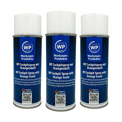 3x WP Cockpitspray mit Orange Reiniger Pflegemittel Konservierungsmittel 400 ml
