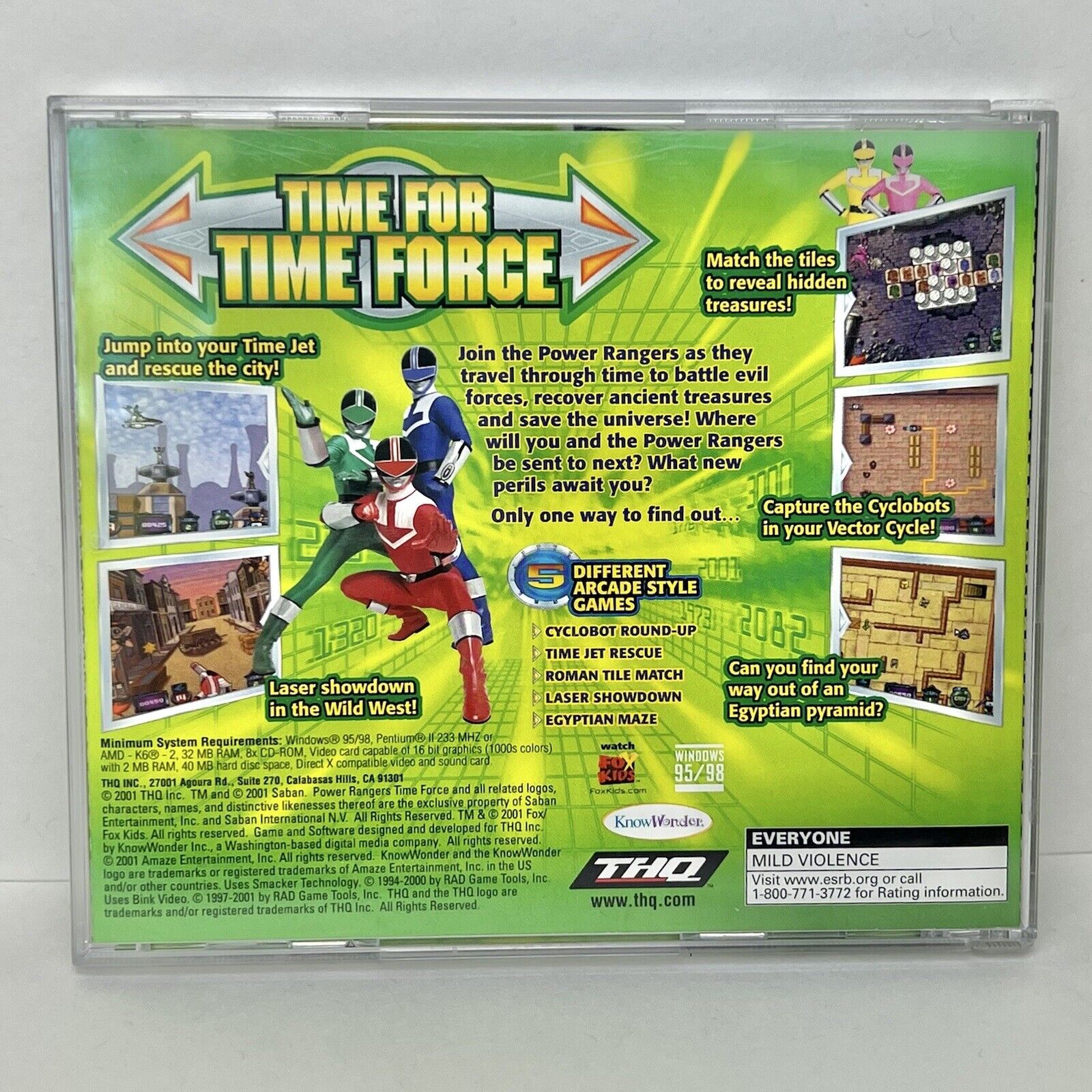 Power Rangers Time Force Electronic Pinball RadioShack 2001 for sale online