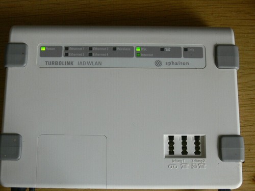 Turbolink IAD Sphairon DSL ISDN Modem !!! - Bild 1 von 6