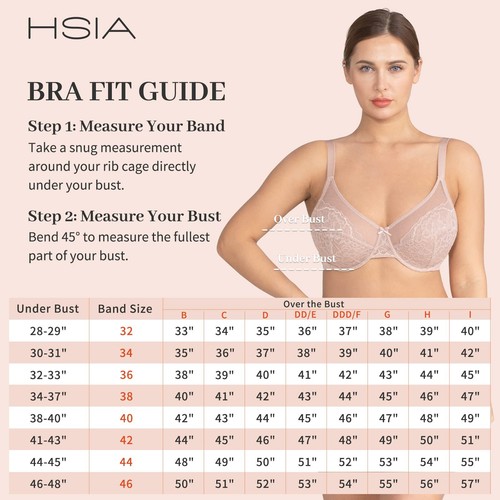Full Coverage Plus Size Underwire Minimizer Bra for Big Bust Dark Pink - Picture 6 of 6