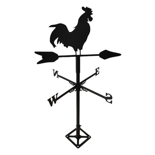 Indicador de dirección del viento para el hogar 20,5" veleta en forma de gallo patio patio, G - Imagen 6 de 12