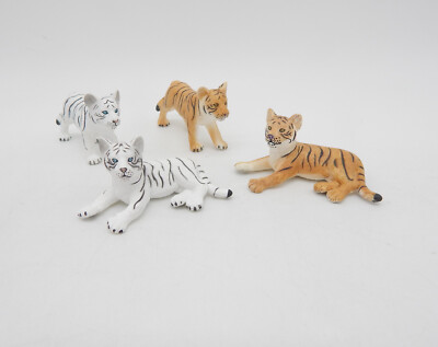 Mojo 387008 / 387009 Tiger Cub & 387014 / 387015 white Tiger Cub - ca. 7 cm