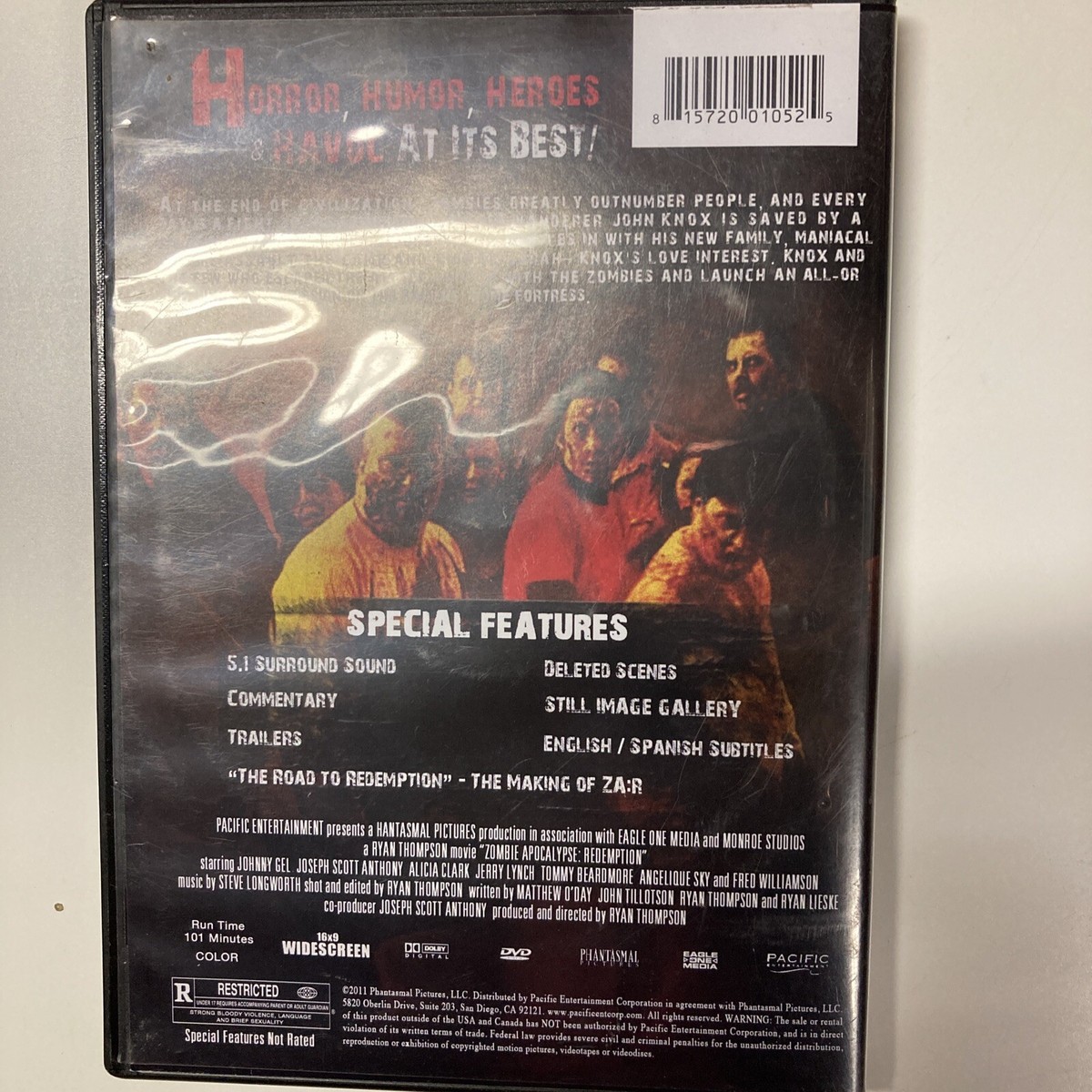 Zombie Apocalypse: Redemption (DVD, 2011) 815720010525| eBay