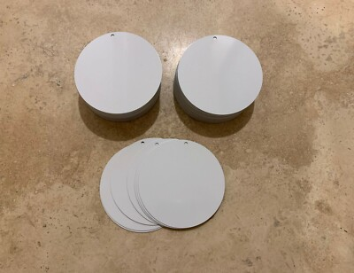 #ad 100ea 3quot; Disk for Dye Sublimation w 1 8quot; holes $93.46