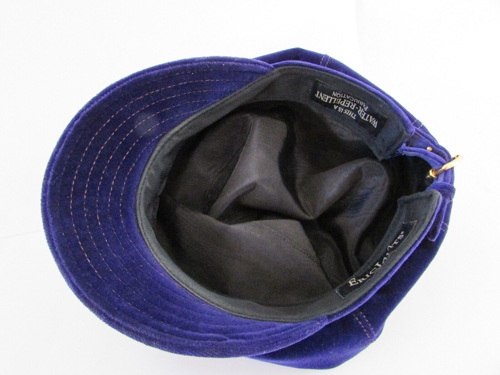 Eric Javits New York Purple Velvet Newsboy Cap - image 8