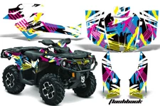 ATV Graphics kit Decal for Can-Am Outlander 500/650/800/1000 2013-2023 Flashback
