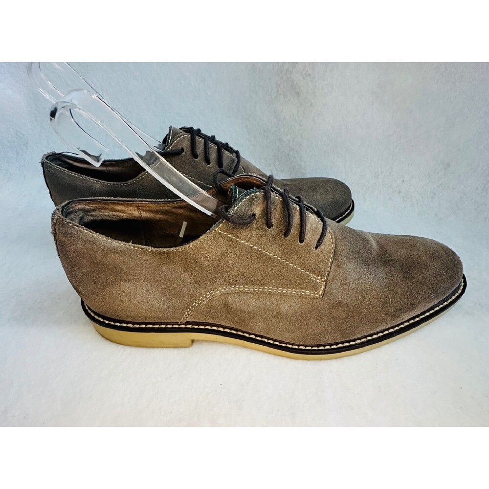 SAOLA Scarpe eleganti Oxford Banana Republic in pelle scamosciata casual grigie taglia 10