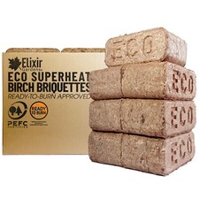 10 X Hotties Fire Logs Eco Heatlogs Wood Briquettes Burner Fuel Heat  Firewood for sale online | eBay