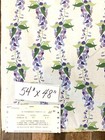 Vintage Mid Century Modern WEST GERMAN 70s Retro Fabric Flower Floral Blue — photo 6