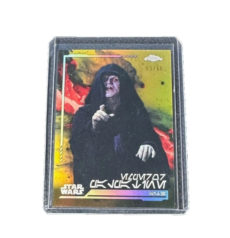 El Emperador Palpatine Star Wars Guerra coleccionable trading cards