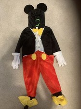 Disney Baby Mickey Mouse Full Body Plush Dress Up Costume 12-18 Months