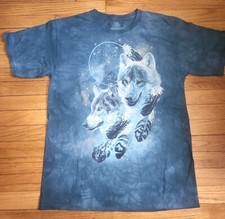 The Mountain Dreamcatcher Wolf Collage T-Shirt New Sm - 3X 