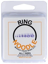 The Original RING NOODLE by PGC Inc - 7 Pack (1 of Each Size) Ring Guard / Sizer