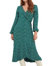 New Joe Browns Florrie Wrap Frill Dress RRP  £65 sz 8 10  14 18    (94)