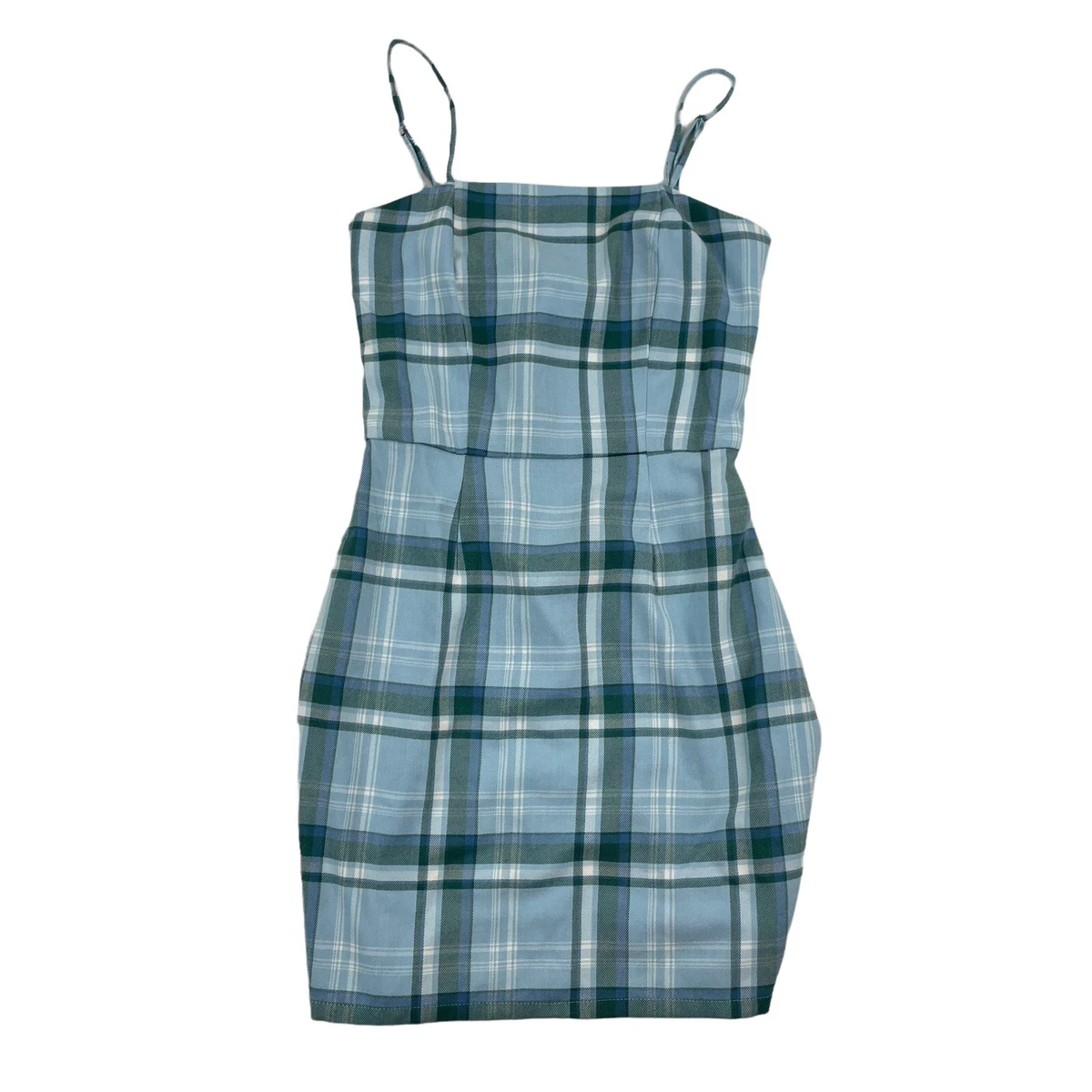 Flannel mini cheap dress