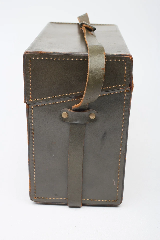 Estuche Personalizado Graflex Reflex - Cuero Verde Oliva/Interior Borgoña++Bonito+Poco Común Foto 4 de 4