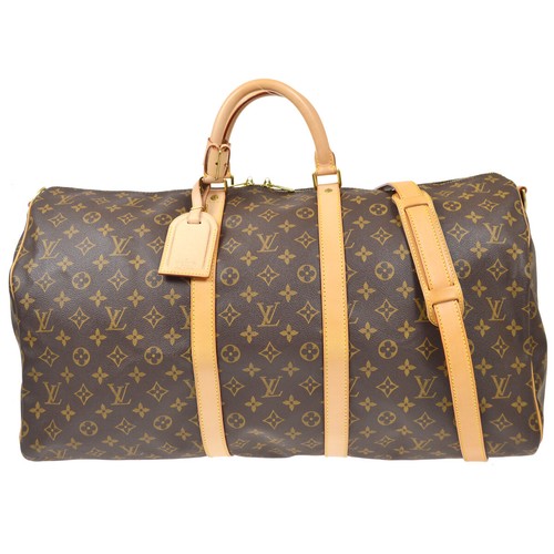 LOUIS VUITTON KEEPALL 55 BANDOULIERE TRAVEL BAG MONOGRAM M41414 FL0023  12266 | eBay