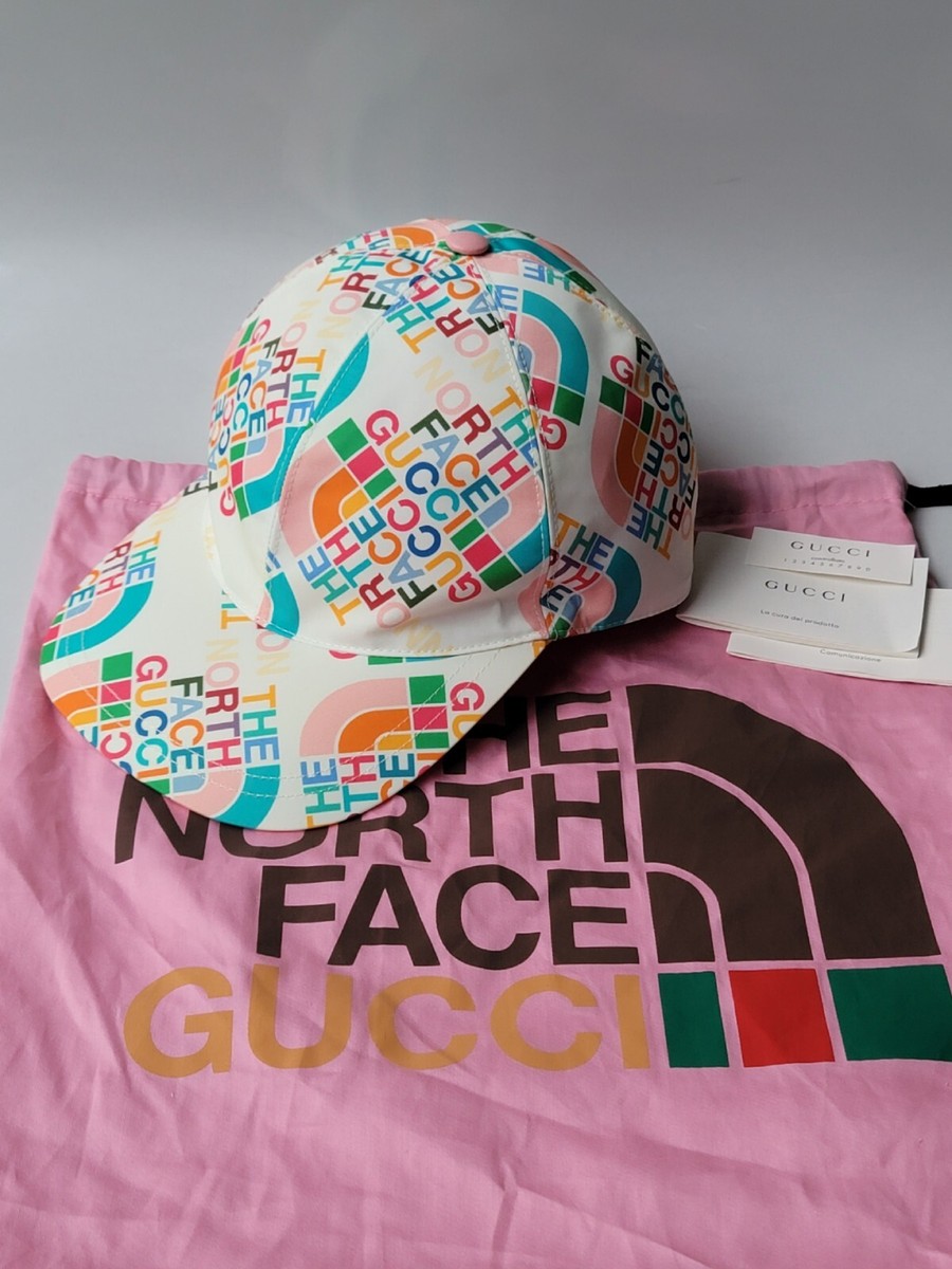 Gucci x North Face Hat Baseball Cap size XL 59cm Unisex Logo
