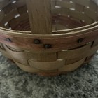 Longaberger Red Cookie Basket Christmas Collection 1985 Stationary Handle — photo 4