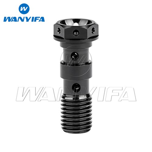 Titanium Bolt M10 P1.0/1.25mm Banjo Screw for Motorcycle Brembo Brake Dual Line - Picture 12 of 12