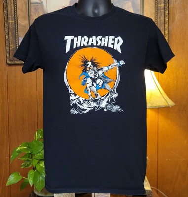 Thrasher Pushead Skateboard Black Men's 