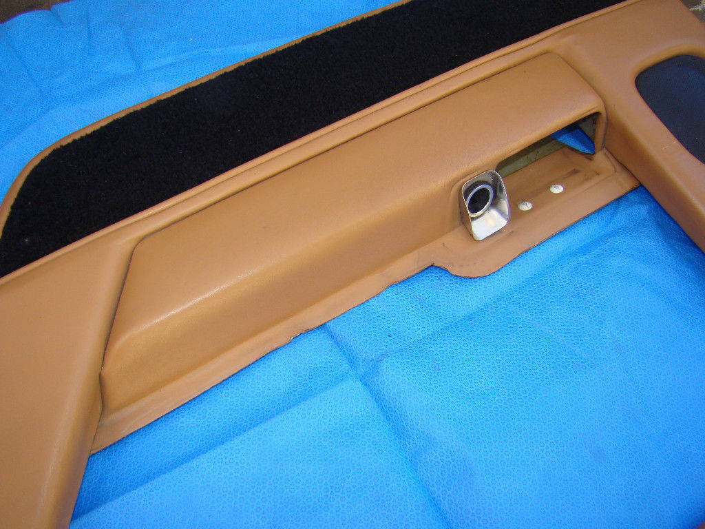 ROLLS ROYCE DOOR PANEL REAR RIGHT LEATHER TAN SILVER SPUR