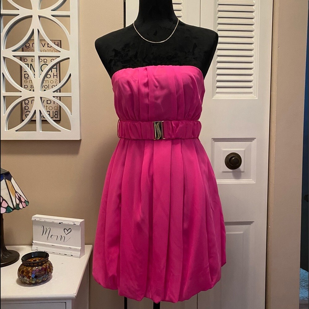 strapless open back dress Sherri Hill Style# 55169 – Charlotte & Emerson main image 1