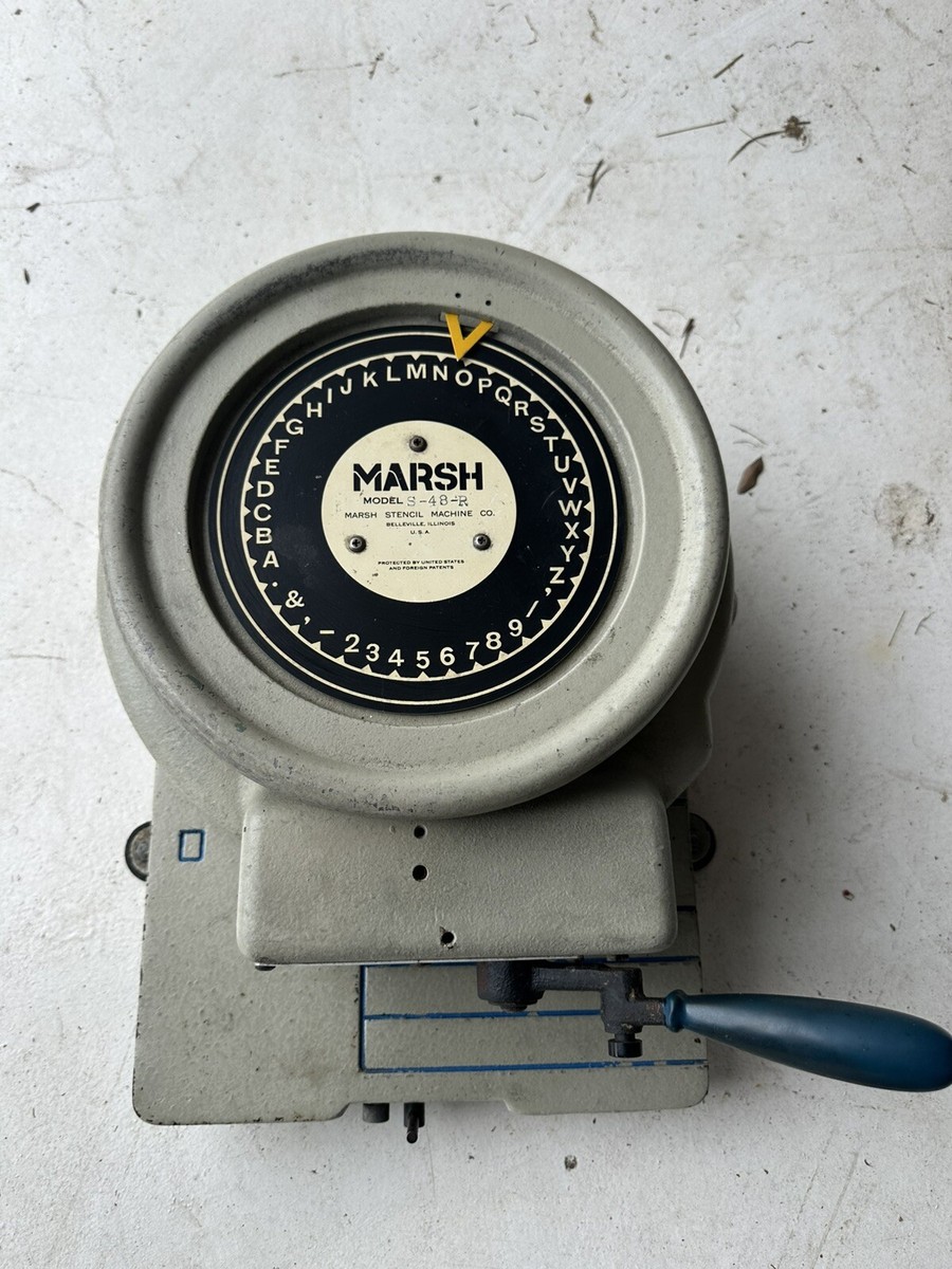 MARSH STENCIL MACHINE (マーシュ ステンシルマシーン)