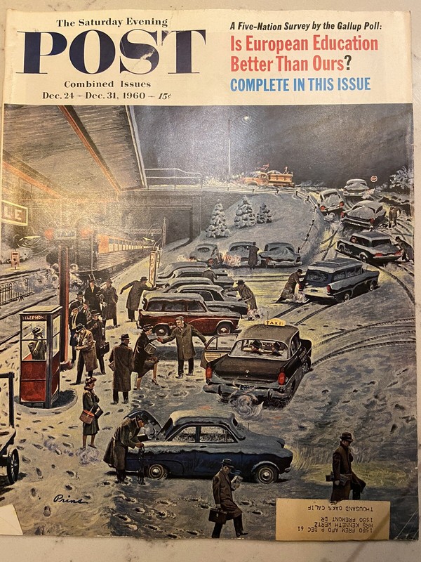 Saturday Evening Post December 24-31 1961: Education | Franciscans | Ice sailing