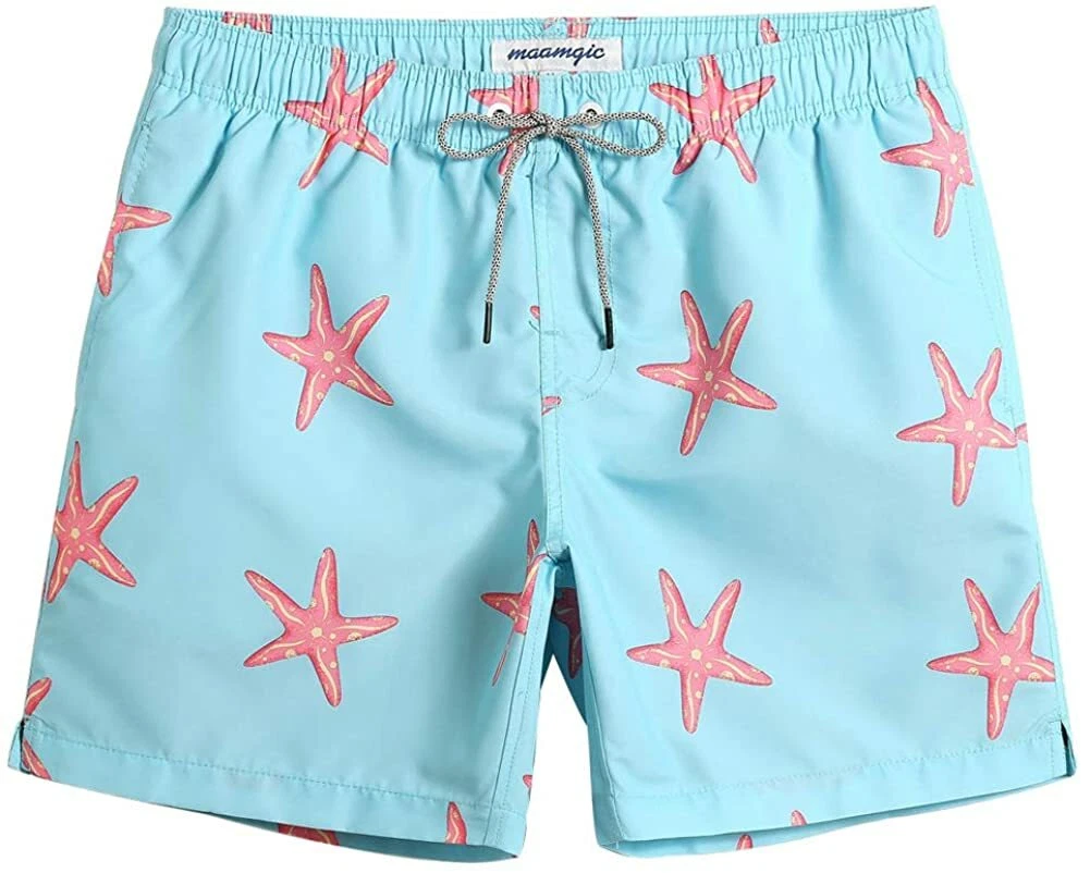 Mens slim shop leg swim shorts