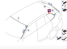 Lunette arrière BMW X6