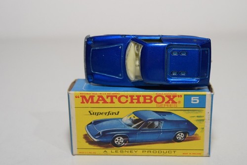 B8 1:60 3 INCH 3INCH MATCHBOX LESNEY SUPERFAST 5 LOTUS EUROPA MET. BLUE MIB - Picture 11 of 12