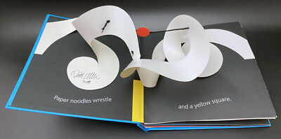 David A Carter SIGNED AUTOGRAPHED Yellow Square HC 1st Ed/1st Print Pop-Up NEW