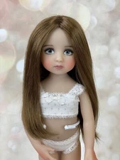 Doll Wig-Alicia 7-8 - Fits Effner Little Darling - Synthetic Mohair - 5 colors