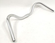 NITTO SWEPT BACK 25.4MM SILVER BICYCLE HANDLE...