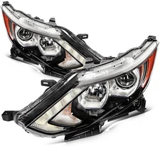 Headlights Assembly For Nissan For Rogue Sport 2017-2019 Headlamp w/LED DRLPair