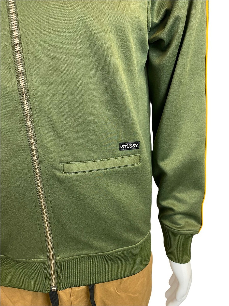Stussy Mens Poly Track Jacket - Olive / Navy / Wine - Multiple
