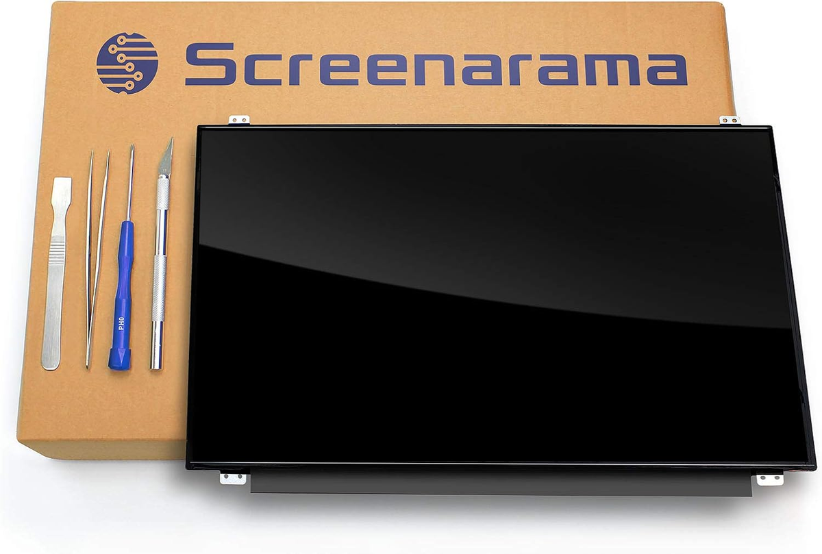 SCREENARAMA Laptop Screen Replacement For N156BGE-L11 REV.C1 - 15.6" HD 1366x768 Glossy Display With Repair Tools