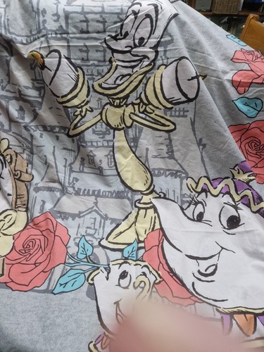 DISNEY BEAUTY AND THE BEAST SINGLE DUVET SET - Picture 5 of 6