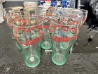 Vintage Coca-Cola Glasses Christmas Instead Of  9 Libby
