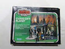 VINTAGE STAR WARS KENNER ESB BESPIN CLOUD CITY PLAYSET w/FIGURES & PEGS