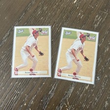 Best Scott Rolen Clearwater Phillies Minor League Baseball Card Lot - 2 Cards