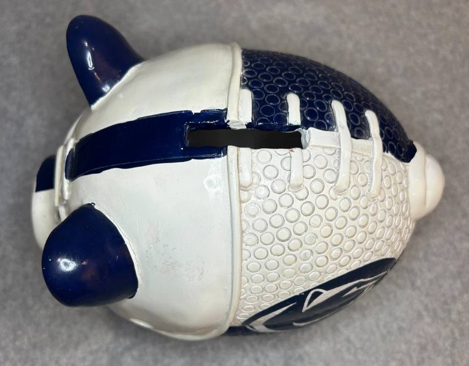 Cofrinho de futebol Penn State oficialmente licenciado produto colegiado resina RARO - Imagem 4 de 4