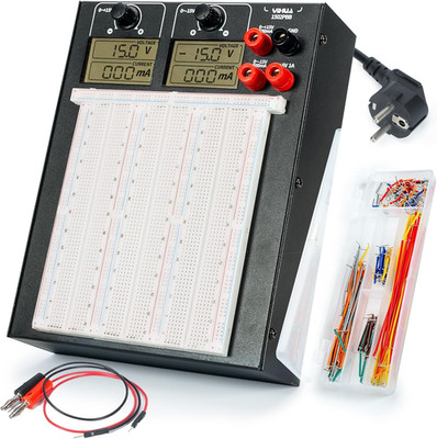 YIHUA 1502PBB Lochrasterplatten Steckbrett Breadboard Power Supply Set Labornetz
