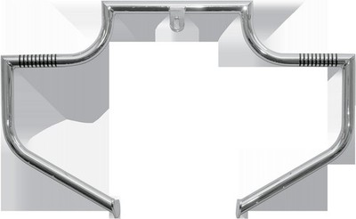 LINDBY 104-1 Chrome Front Highway Bar fits 1993-2016 Harley-Davidson Dyna