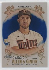 2021 Topps Allen & Ginter Chrome Blue Refractor 137/150 Alex Kirilloff #116 0st