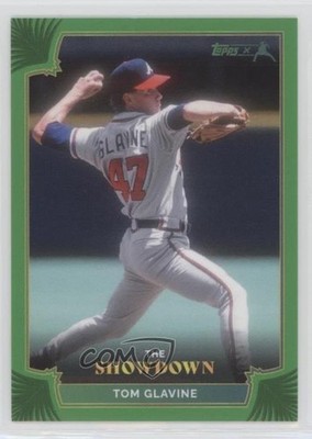 2022 Topps X Juan Soto The Showdown Green 22/75 Tom Glavine #24 HOF 0xh3